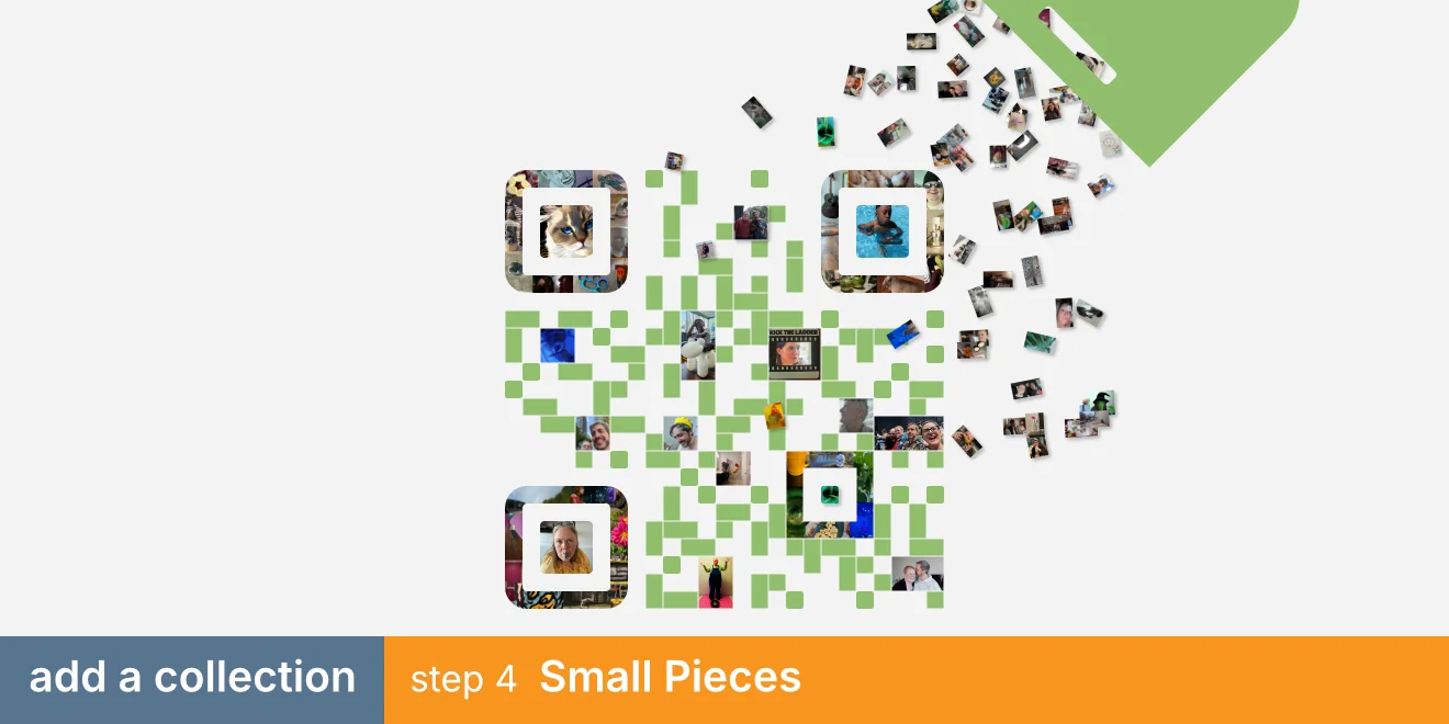 small pieces