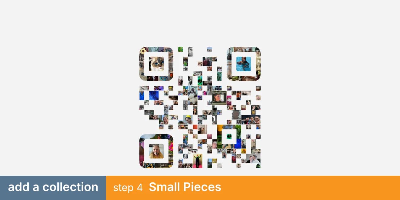 small pieces