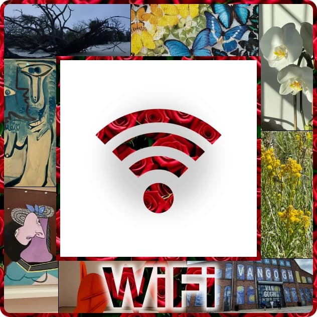 QArtCode with a WiFi indicator